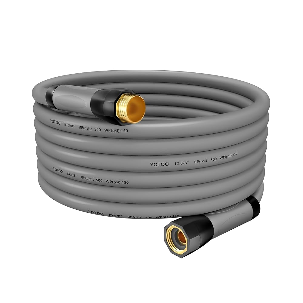 Amazon.com : YOTOO Heavy Duty Hybrid Garden Water Hose 5/8